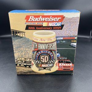 Budweiser 1998 NASCAR 50th Anniversary Stein